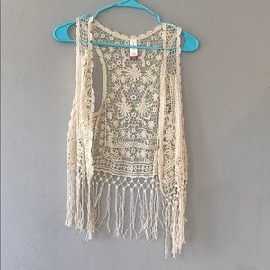 Crocheted vest